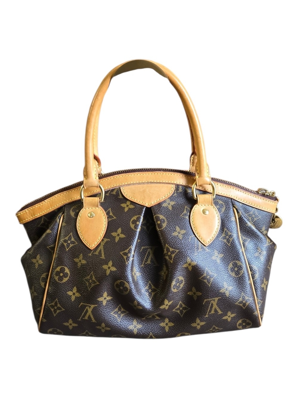 Louis Vuitton Monogram Shoulder Bag - Brown and Tan